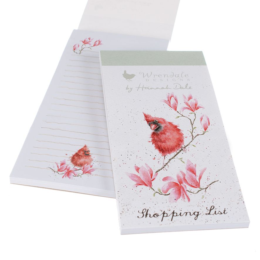 Shopping Pad - Red Cardinal 