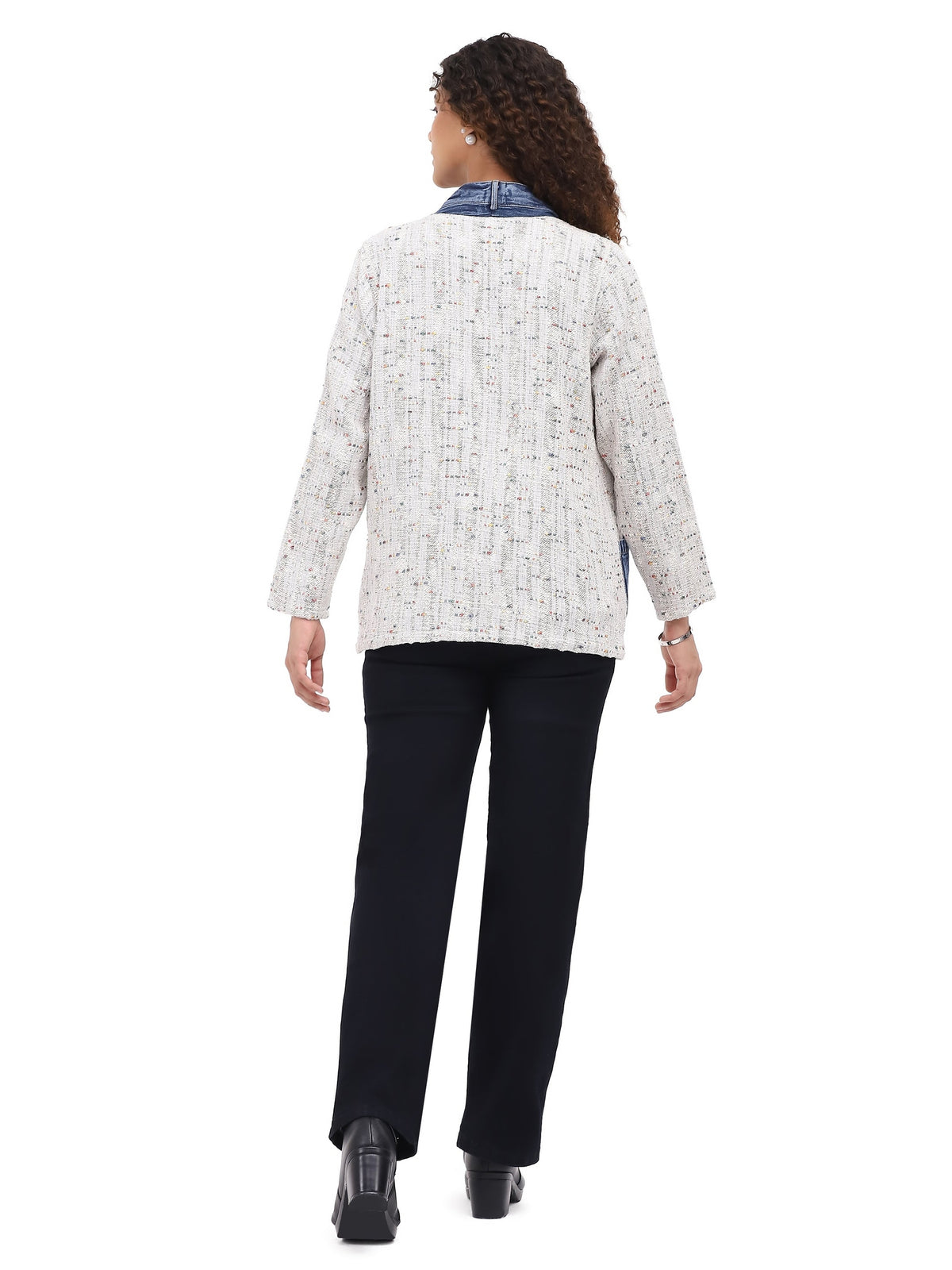 Jacket/Tank Top Set Wallis White/Blue 2 Pocket  Women's 26F586AE