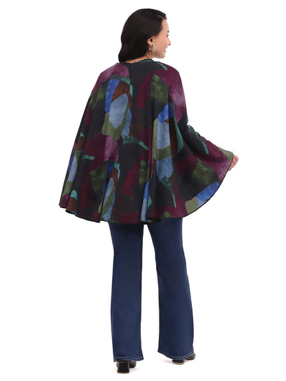 Parsley &amp; Sage-Jacket Wrap Reversible Jackie Multi Black Women's 26W255S
