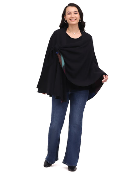 Parsley &amp; Sage-Jacket Wrap Reversible Jackie Multi Black Women's 26W255S