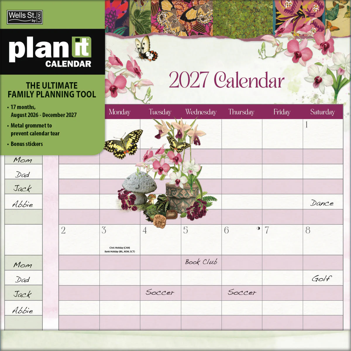 Calendar Botanical Gardens 2027  9194
