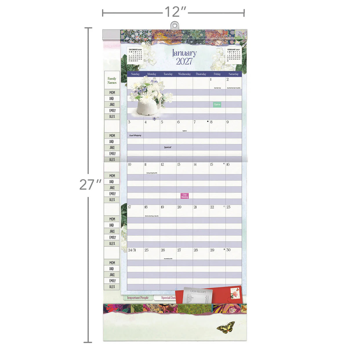 Calendar Botanical Gardens 2027  9194
