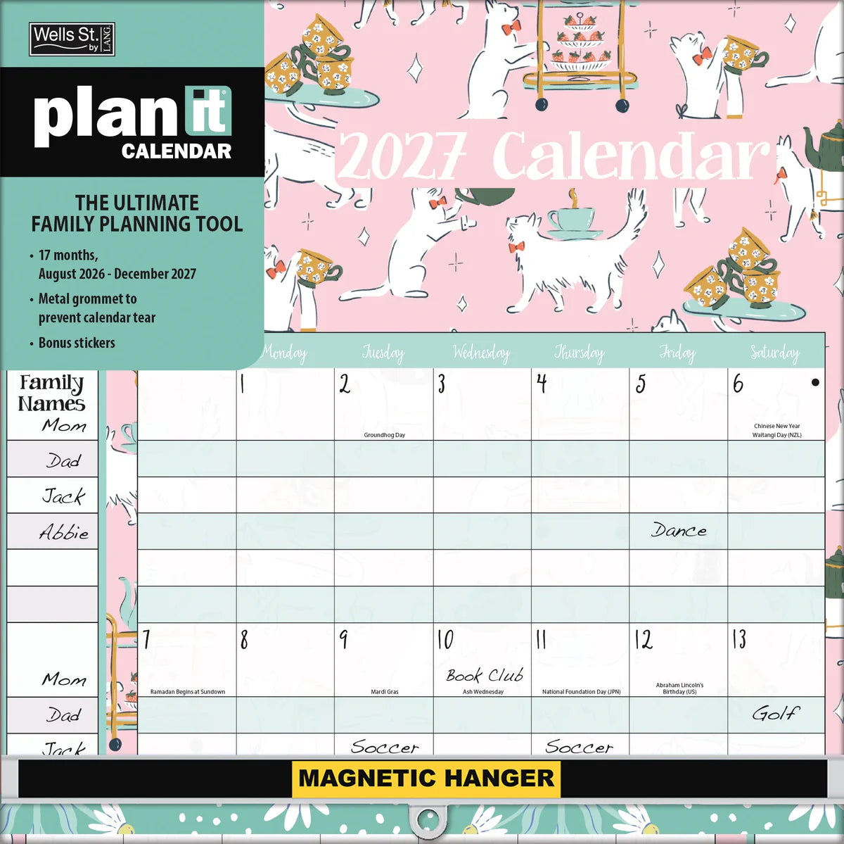 Calendar Save It Pawsome Pets 2027  9196