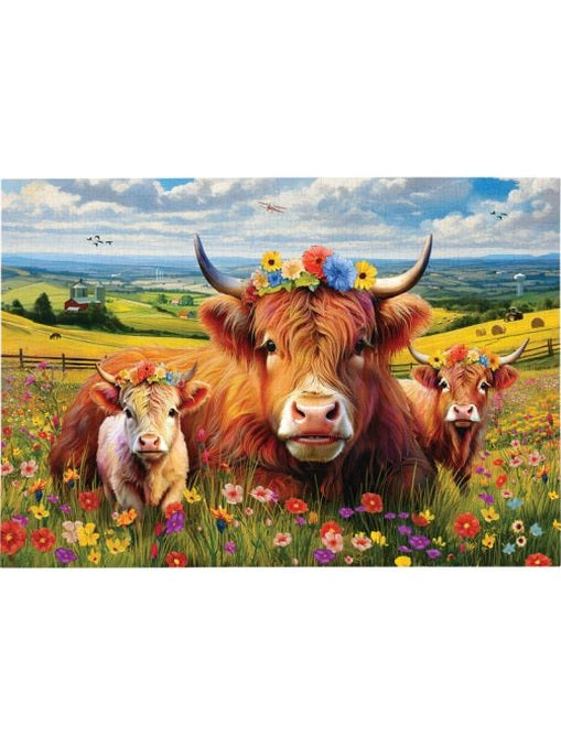 - Puzzle Highland Cows 1000Pc&nbsp; 28243