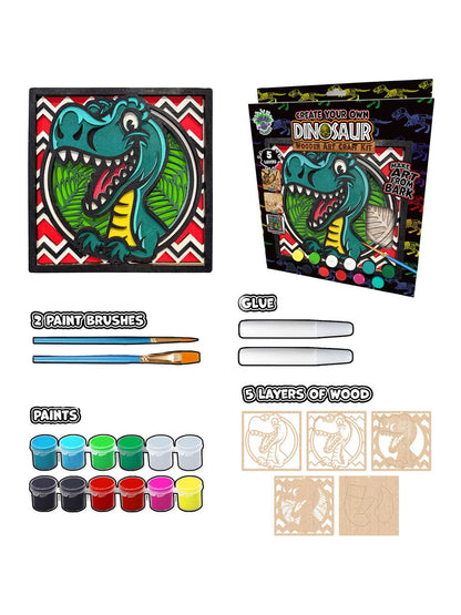 Wood Art Kit Dinosaur Wadino