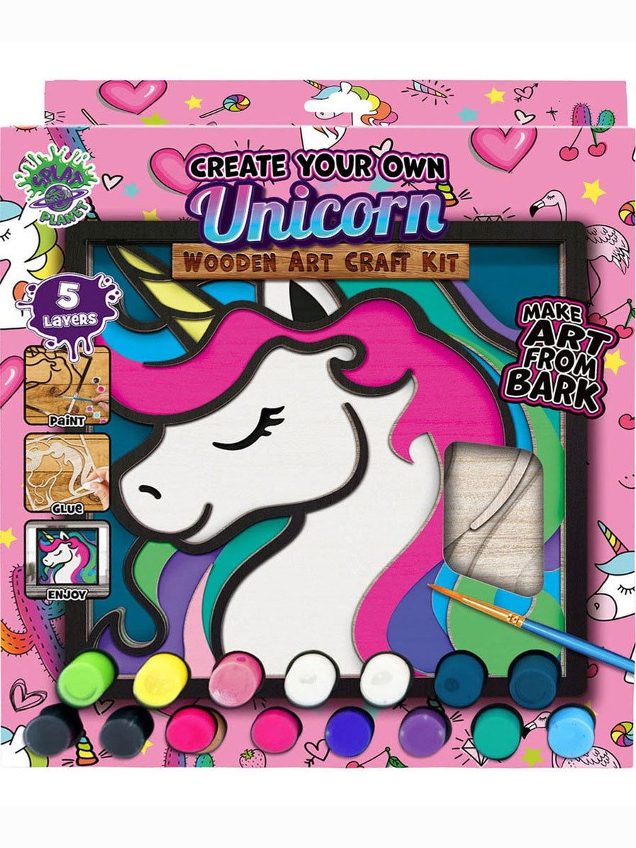  Wood Art Kit Unicorn Wauni