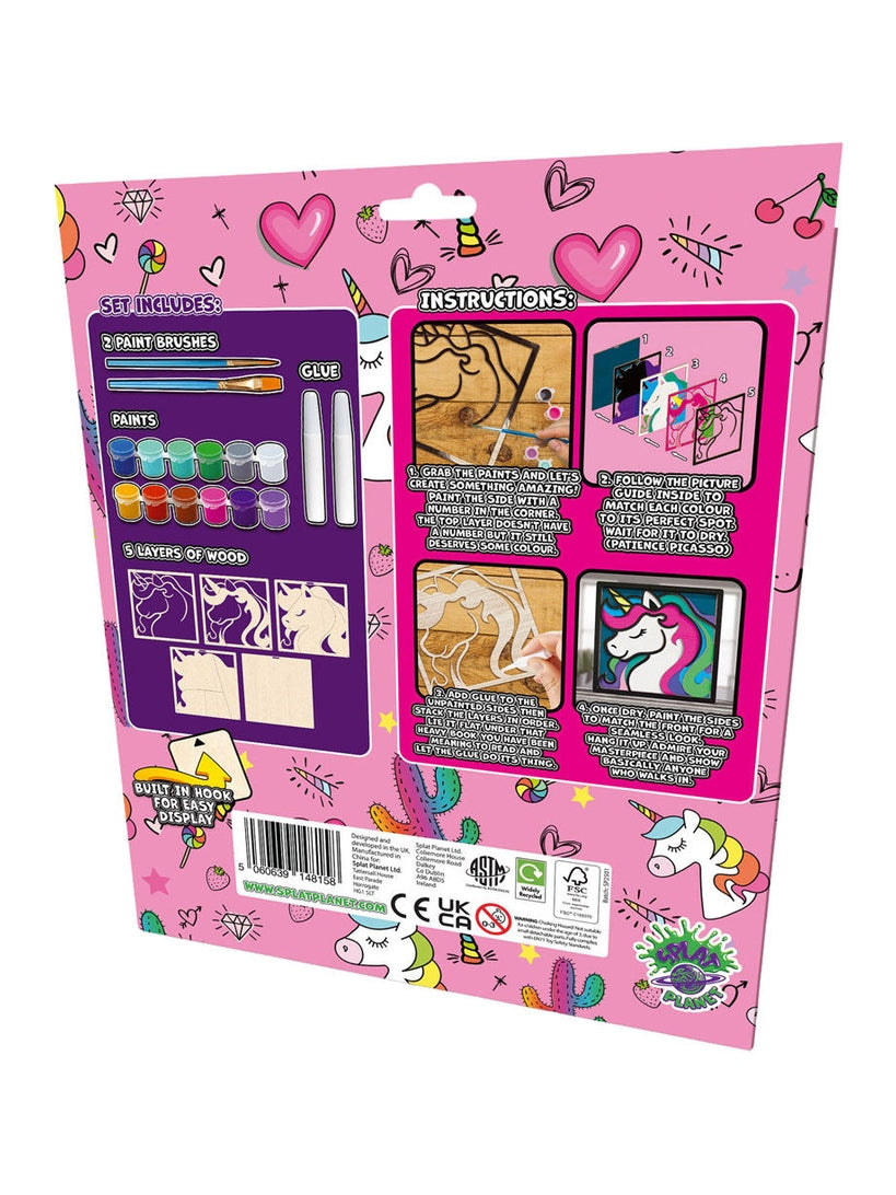  Wood Art Kit Unicorn Wauni