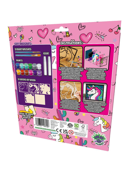  Wood Art Kit Unicorn Wauni