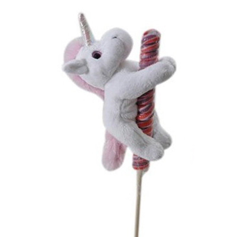 Lollyplush 6" Unicorn 4 Colors With Lolly Pop 0n 14" Stick 2171x2