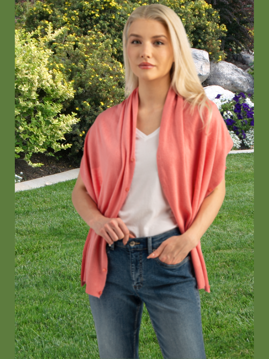 Cardigan Wrap 6 Colors Knit One Size Sbrdcrd300 