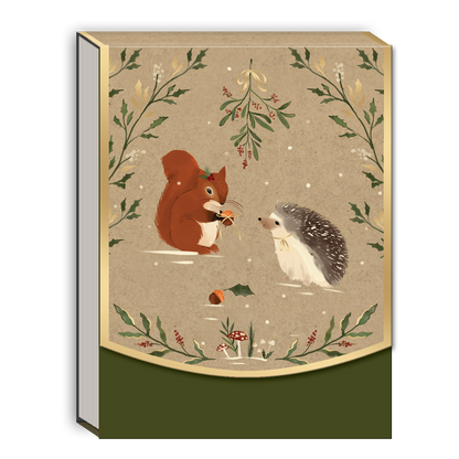 3 x 4 Note Pad   Woodland Christmas Hedgehog  31973 