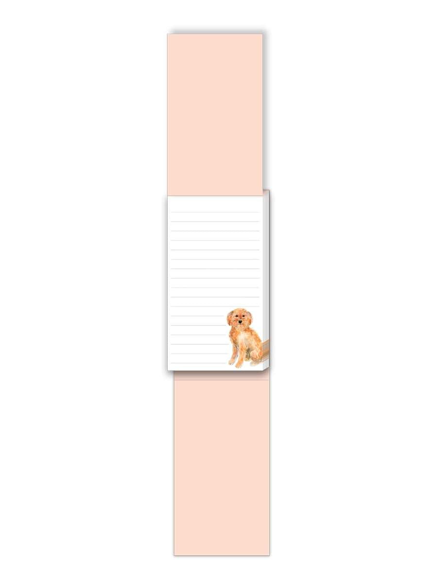 Punch Studio's-Notebook Tasks &amp; Goals Golden Doodle 6x3.25" 59240&nbsp;