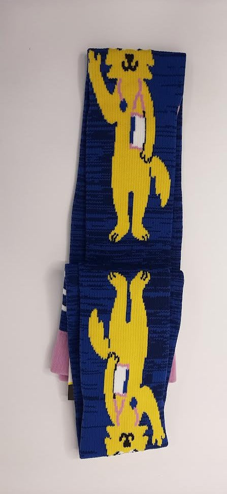 Compression Sock-Blue/Yellow Dog Nurse-Women -Size 6-10-20891 