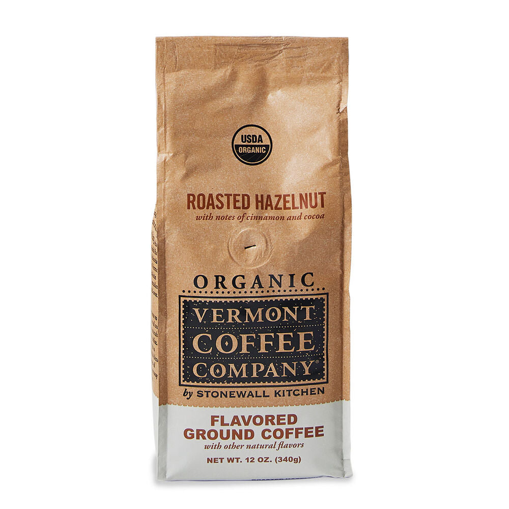 Coffee Ground Roasted Hazlenut Flavored Organic 12oz 381269 