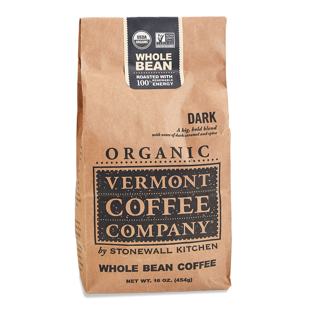 Coffee Whole Bean Dark Organic 16oz  381602 