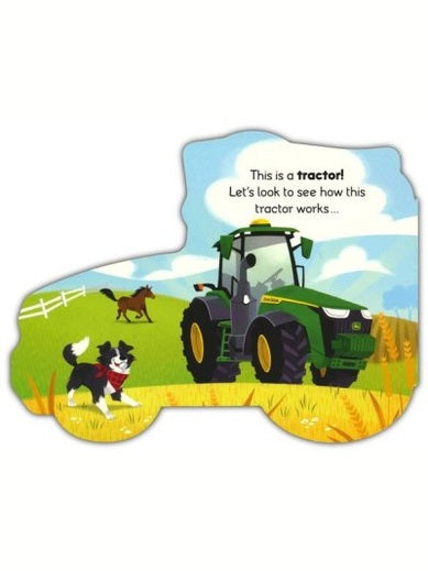 Book How A Tractors Works Board Book  Children's 391323