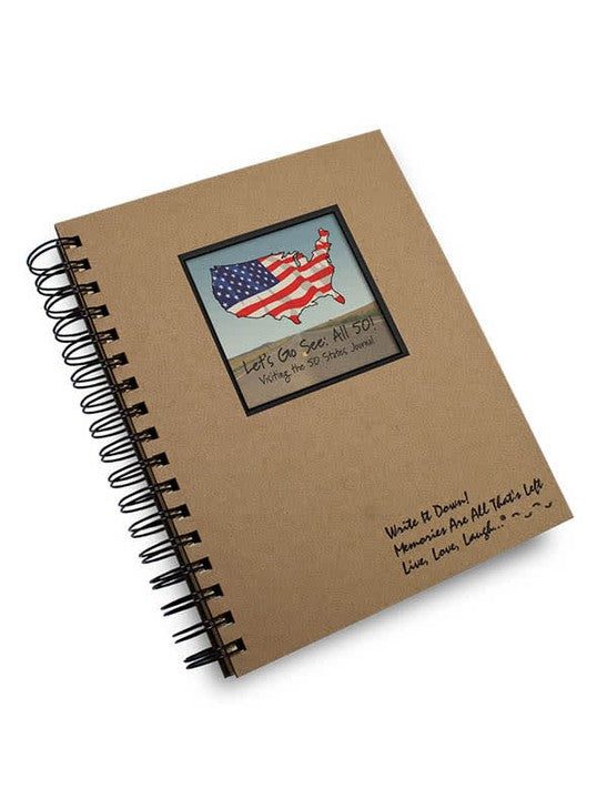 Journals Unlimited- Journal Let's Go Visit 50 States&nbsp; Ju-60