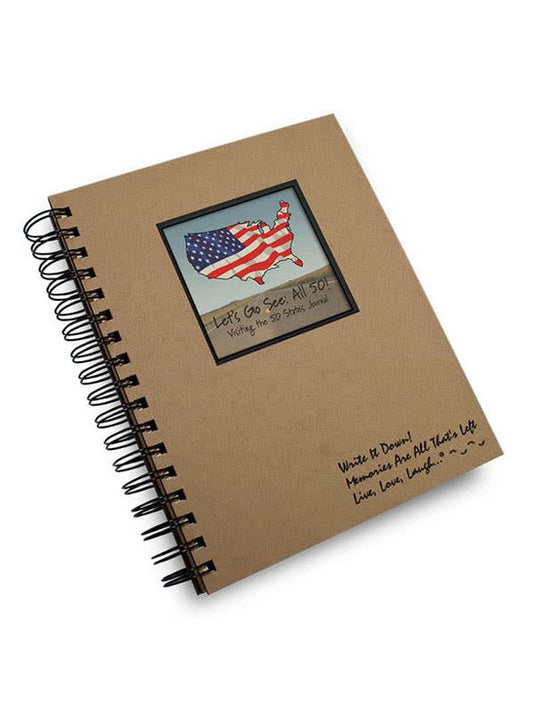 Journals Unlimited- Journal Let's Go Visit 50 States&nbsp; Ju-60
