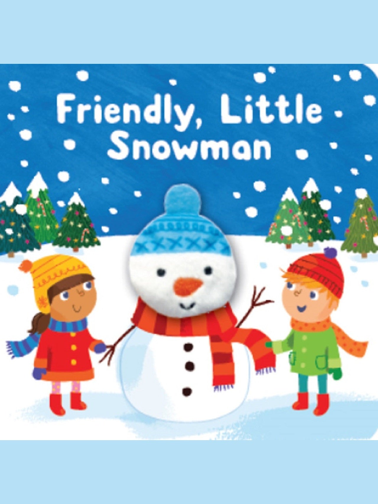 Book Finger Puppet Christmas Friendly Little Snowman Children  403128