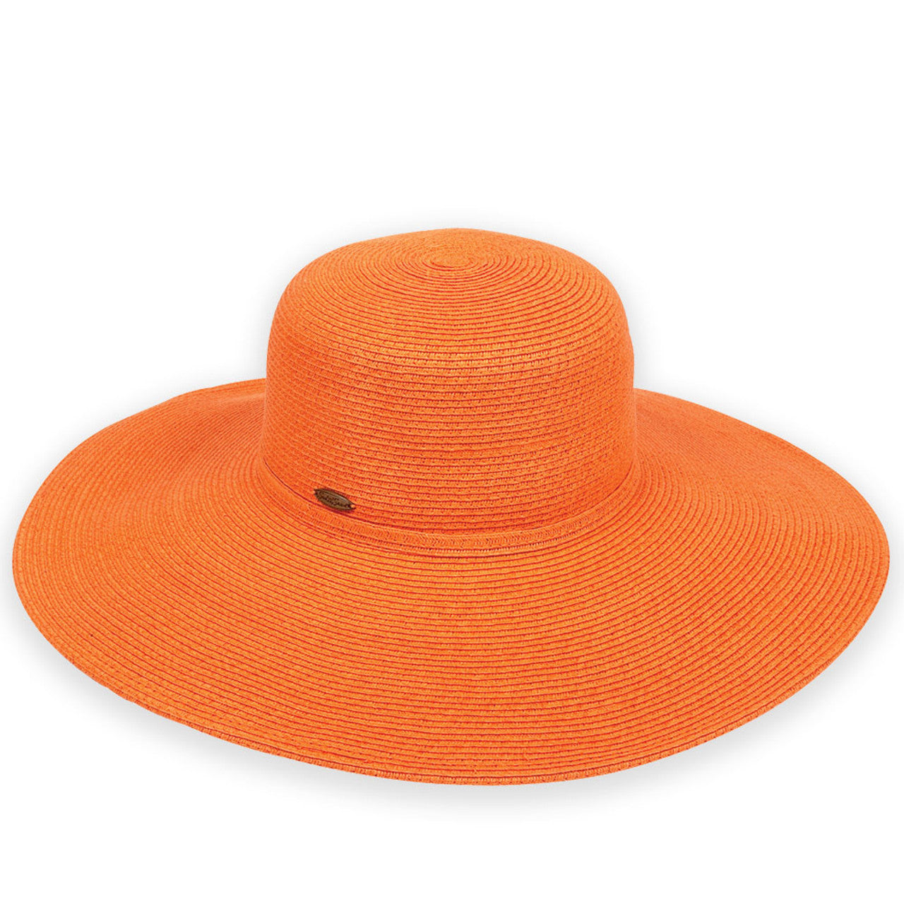 Hat Orange Paperbraid Floppy Brim Women's HH1003F 