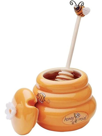  Mini Honey Pot &amp; Bee Dipper Set 80152