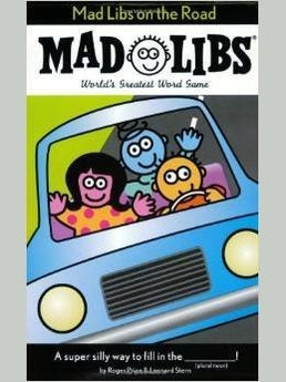 Word Game  Mad Libs On The Road Pgn1279
