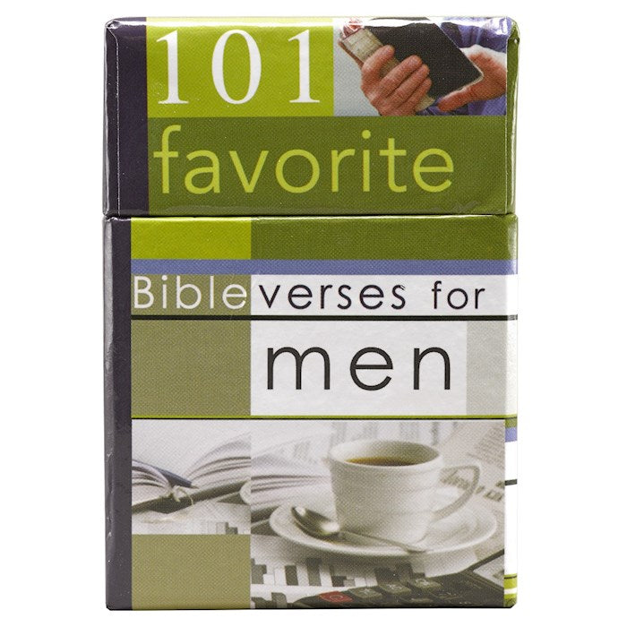 Cards Box Of Blessing's101 Favorite Bible Verses For Men bx051