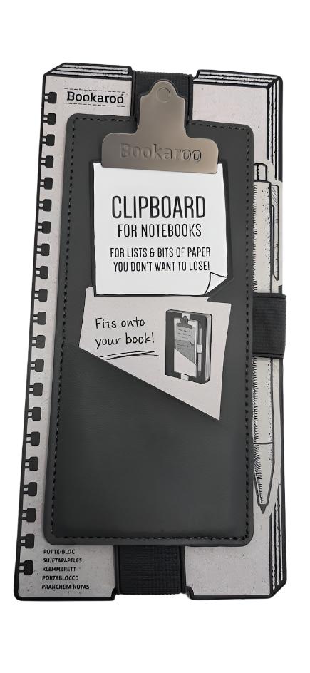 ClipBoard For Notebooks-3x6"-Charcoal-43433 