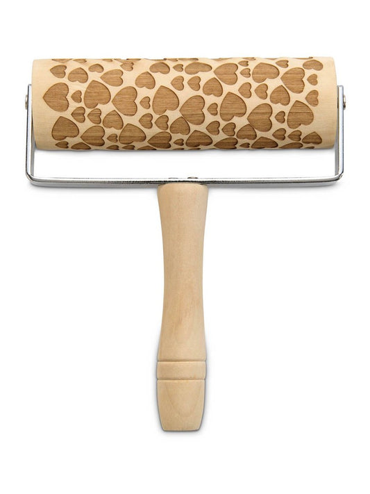 Rolling Pin Mini Hearts Design 6"  43926