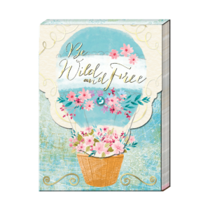 3 x 4 Note Pad  Floral Air Balloon Pocket 44660 