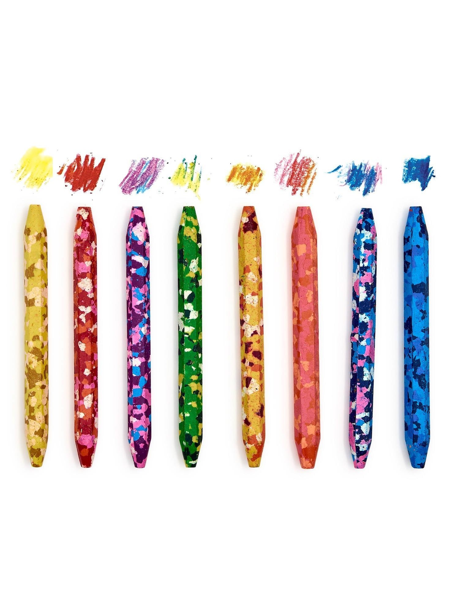Crayons Confetti Set Of 8  Multicolor  44698