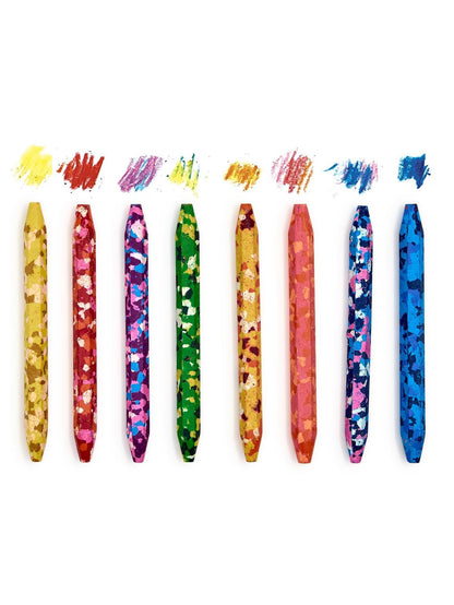 Crayons Confetti Set Of 8  Multicolor  44698
