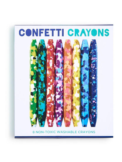 Crayons Confetti Set Of 8  Multicolor  44698