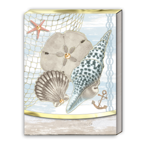 3 x 4 Note Pad  Coastal Ocean Shells  46763 