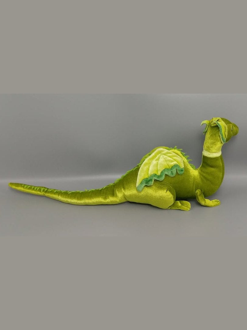 Stuffed Animal Puff Dragon Green 14"