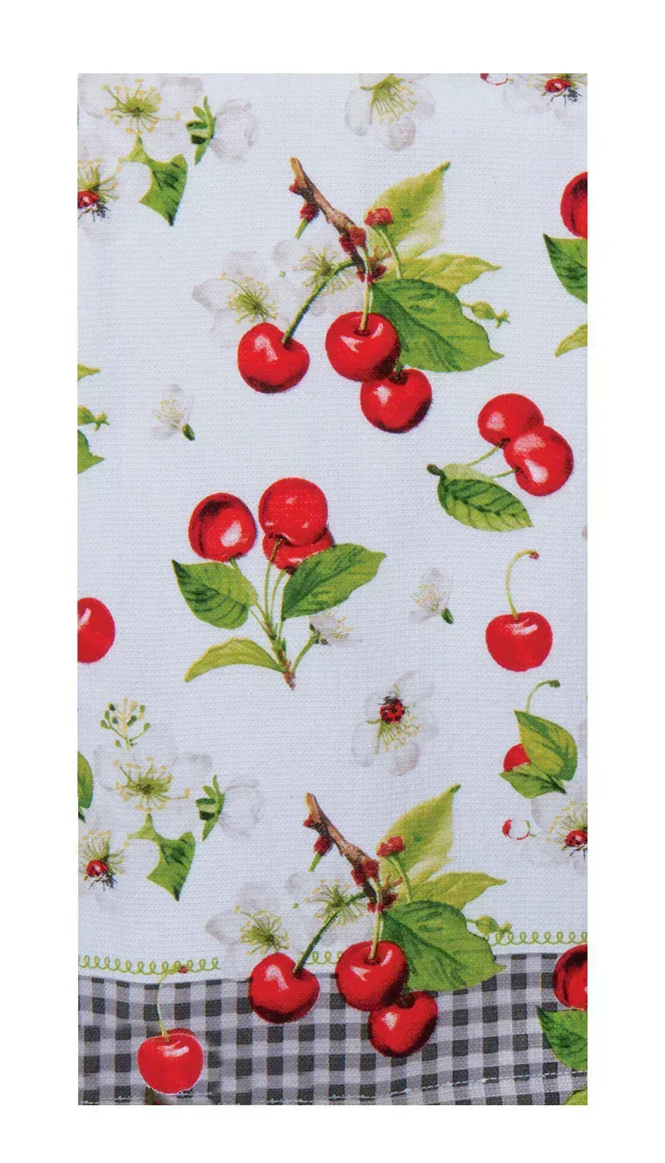 Tea Towel  Sweet Cherry Toss  Dual Purpose Terry R8370