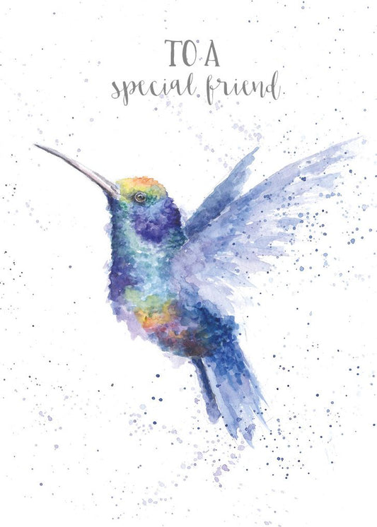 Card - AZ020 - To a Special Friend - Hummingbird 