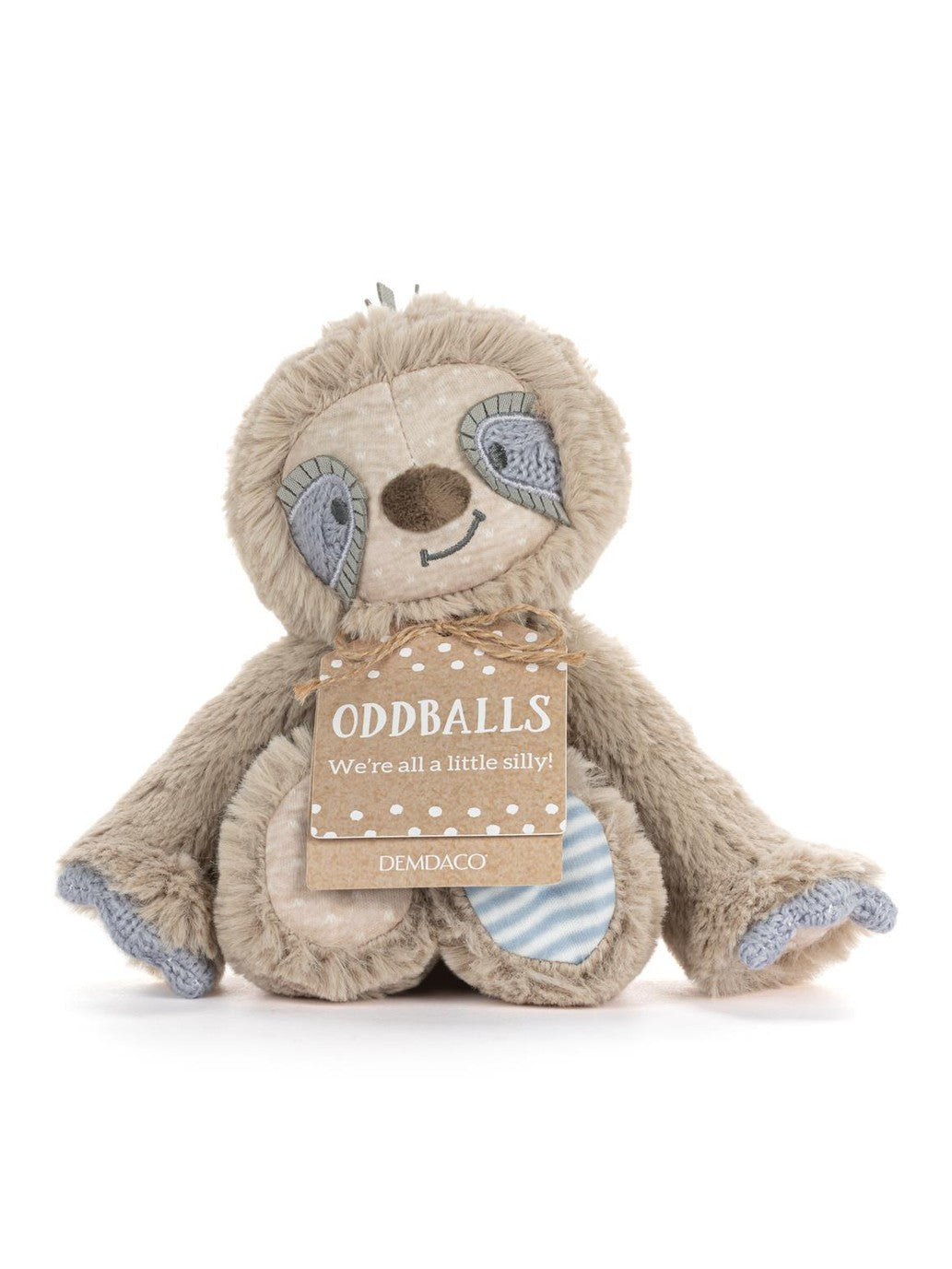Oddball Mini Stuffed Animal Brown Sloth 5004840080