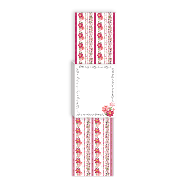 3 x 4 Note Pad Flowers 50422 