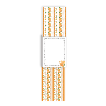 3 x 4 Note Pad  Notable Florals Marigold  50423 