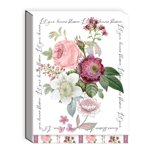 3 x 4 Note Pad  Notable Florals Rose  50425 