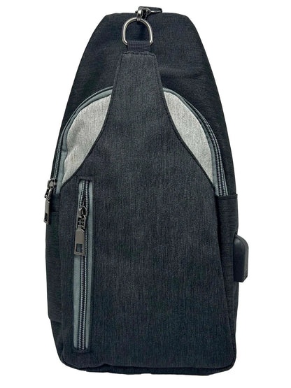 Daypack Black/Grey Sonoma Small   Antitheft Usb Charging Connector 50690