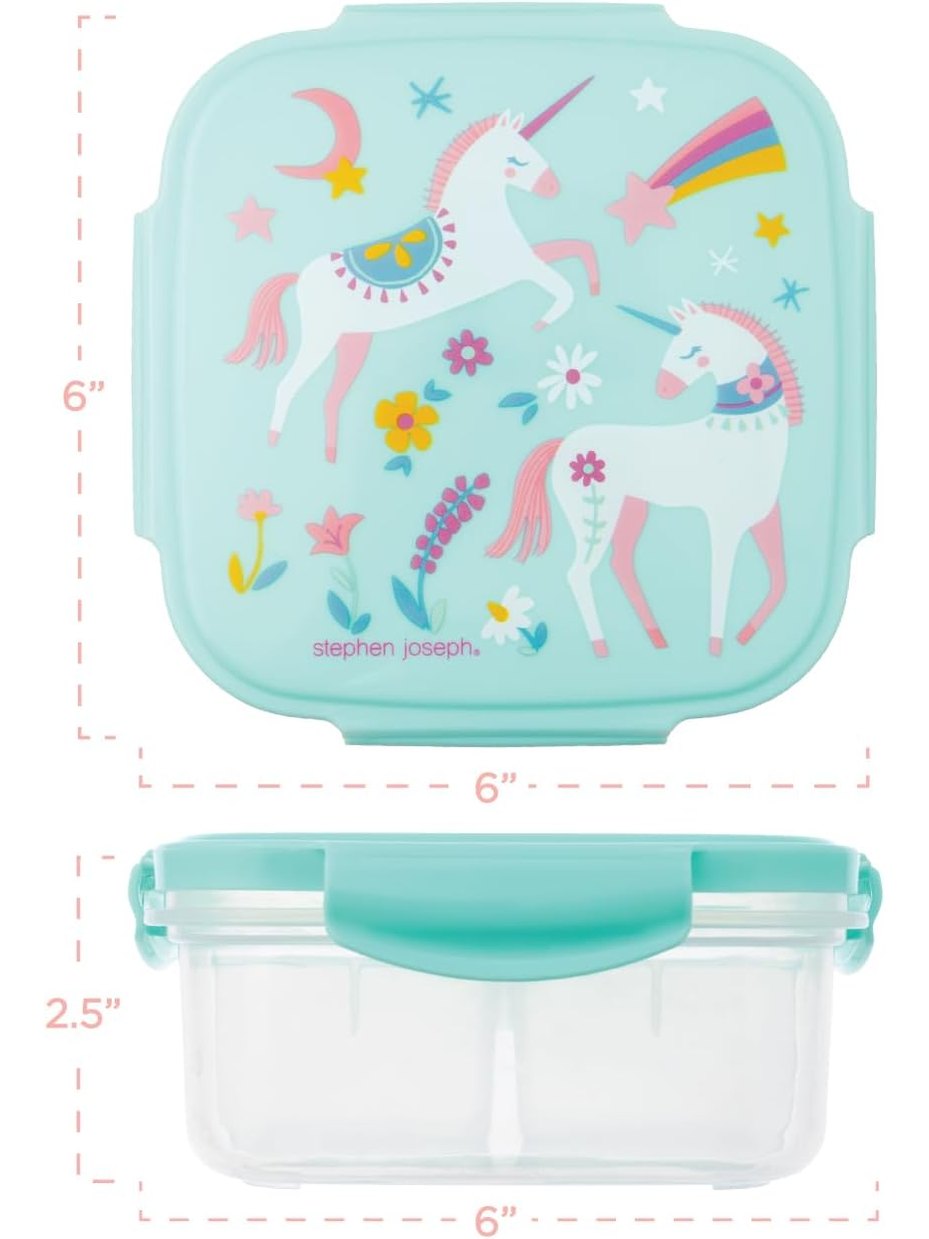 Snack Box With Ice Pack Green Unicorn Sj-1176-21 