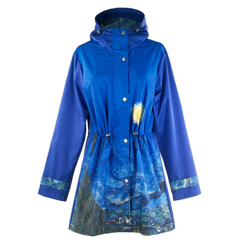 GALLERIA-510109-VAN GOGH STARRY NIGHT RAIN COAT 