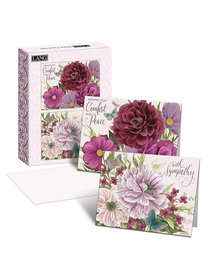 Note Cards Midnight Garden Sympathy 12Pk   2080545