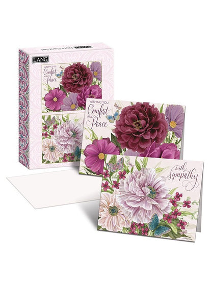 Note Cards Midnight Garden Sympathy 12Pk   2080545