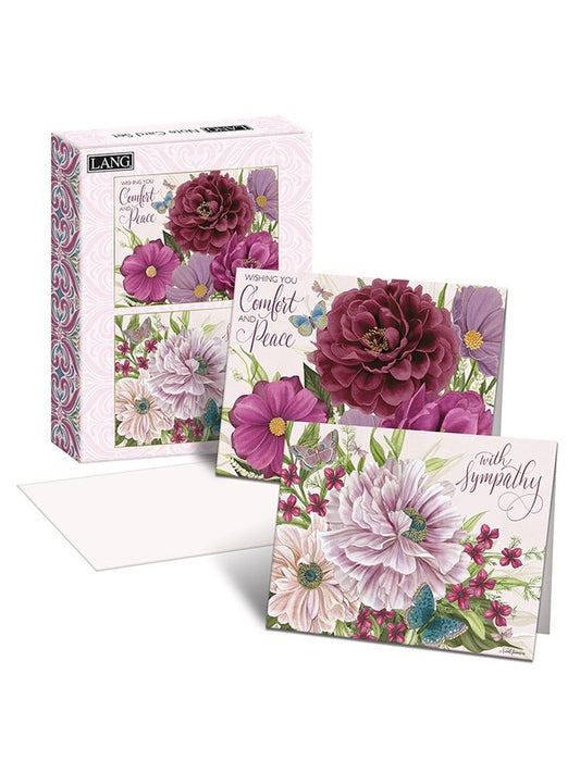 Note Cards Midnight Garden Sympathy 12Pk   2080545