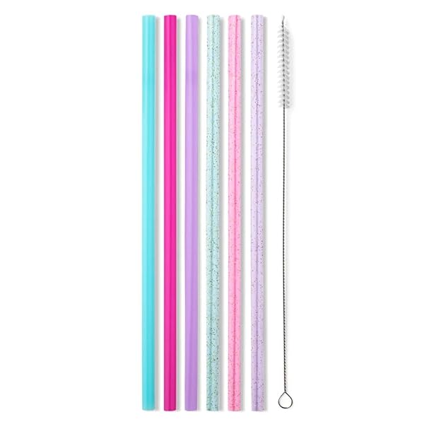 Reusable Straw Set  Cloud Nine Glitter S191 ts cdgl 