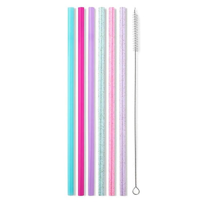 Reusable Straw Set  Cloud Nine Glitter S191 ts cdgl 