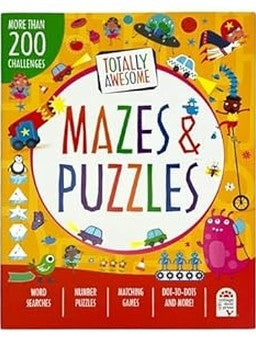 Maze &amp; Puzzle Book 200 Challenges Children's Book 390544